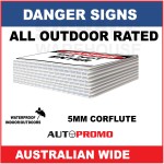 DANGER SIGN - DS-025 - LOW CLEARANCE